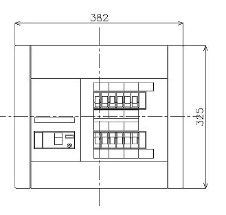 BQW84122 パナソニック 住宅分電盤 [リミッタースペースなし] 露出・半埋込両用形(12+2 40A)｜タロトデンキ