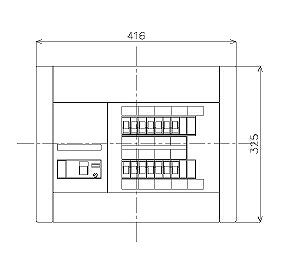 BQW86144 パナソニック 住み家分電盤 [リミッタースペースなし] 見せびらかす・半埋込両用形(14+4 60A)