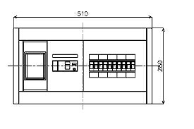 BQWB3410 パナソニック 住みか分電盤 スッキリダイアログボックスパウダーコンパクト21 見せびらかす形（10+0 40A)