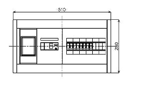 BQWB3584 パナソニック 住みか分電盤 スッキリダイアログボックスパウダーコンパクト21 見せびらかす形（8+4 50A)