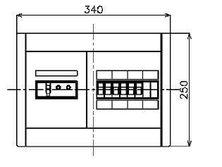 BQWB8262 パナソニック 住宅分電盤 [リミッタースペースなし] 露出形 (6+2 20A(30AF)) 12,047円