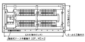 MAG310342IT2A2 テンパール工業 太陽光発電用分電盤(扉付、IH・エコキュート、34+2、100A)｜タロトデンキ