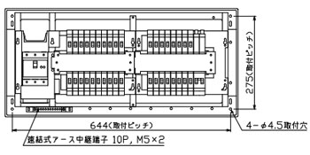 MAG310362FC2 テンパール工業 住宅用分電盤(家庭用燃料電池システム、36+2、100A)｜タロトデンキ