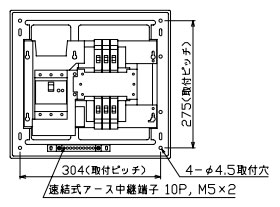 MAG3406 テンパール工業 住宅用分電盤(扉付、露出・半埋込形、6+0、40A) 13,569円