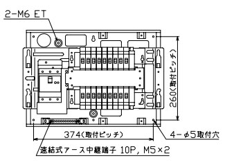 MAG34182F テンパール工業 住宅用分電盤(扉付、埋込形、18+2、40A)|タロトデンキ