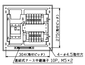 MAG35102IC2 テンパール工業 住宅用分電盤(扉付、IH・エコキュート(1次送り)、10+2、50A)