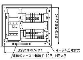 MAG35102IT2A3 テンパール工業 太陽光発電用分電盤(扉付、IH・エコキュート・電気温水器、10+2、50A)｜タロトデンキ 37,939円