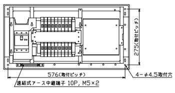 MAG35182D テンパール工業 住宅用分電盤(扉付、大型付属機器取付スペース付、18+2、50A)|タロトデンキ