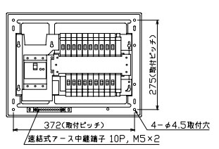 MAG35182IC2 テンパール工業 住宅用分電盤(扉付、IH・エコキュート(1次送り)、18+2、50A)