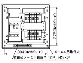 MAG36102IC2 テンパール工業 住宅用分電盤(扉付、IH・エコキュート(1次送り)、10+2、60A)