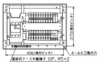 MAG36182IT2A2 テンパール工業 太陽光発電用分電盤(扉付、IH・エコキュート、18+2、60A)｜タロトデンキ