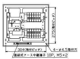YAG3312 テンパール工業 住宅用分電盤(扉なし、露出・半埋込形、12+0、30A) 21,443円