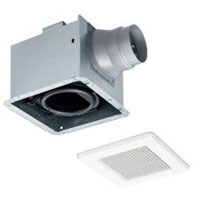 DVF-XT14X+DV-X14L 東芝 上昇限度換気ファン[風呂場・他](φ100用、鋼板製、低騒々しい音形)