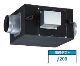 DVS-50SSUK 東芝 ストレートダクトファン(消音給気形)φ200用