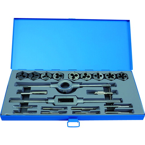 THTD-CSET TRUSCO メートルネジ用御手々水道栓、ダイス型仕掛ける(並目)M3-M16 トラスコ中山