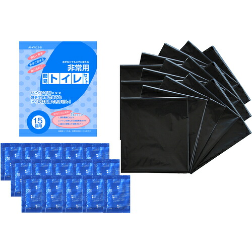 S387219 IEJ 簡易トイレ 簡易トイレセット15回分 30個入
