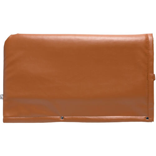 S3887AK 風変わり御召しもの サイドレールクッションカバー(L字用)赤銅色 2個入