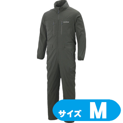 1132309DGNM montbell つなぎ服 気違い殴ること ストレッチカバーオール 1132309 DGN M