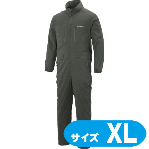 1132309DGNXL montbell つなぎ服 気違い殴ること ストレッチカバーオール 1132309 DGN XL