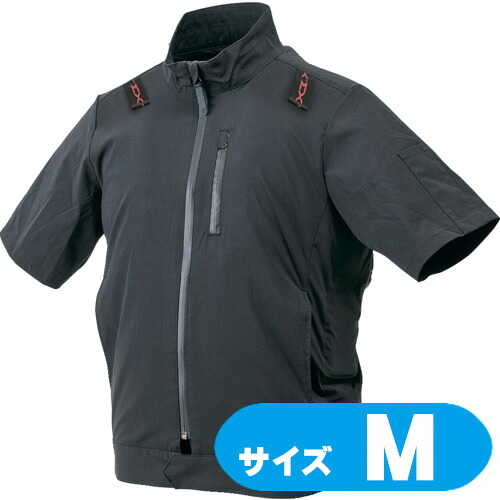 33700813 ハラダ EX.WORKERS E/F御召しもの半袖上衣AS 黒いこと M