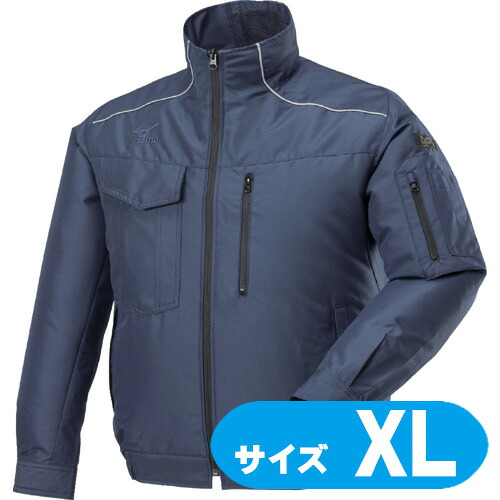 F2JP919014XL ミズノ エアリージャケットTOUGH ドレスネイビー XL