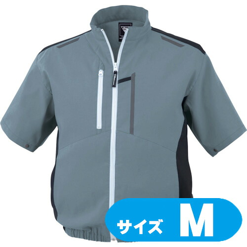 XE9802743M XEBEC 冷房装置服制電半袖上衣 XE98027-43-M 青碧薄墨色【気違い・乾電池・有線テレビ別売】