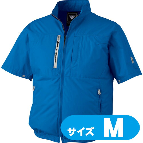 XE9803440M XEBEC 冷房装置服半袖上衣 XE98034-40-M 青碧【気違い・乾電池・有線テレビ別売】