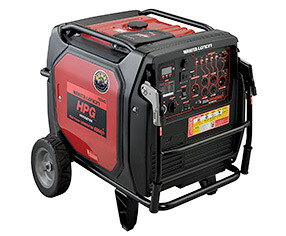 【メーカー直送】【代引不可】HPG6500iS ワキタ インバーター発電機(低騒音、6.5kw)｜タロトデンキ