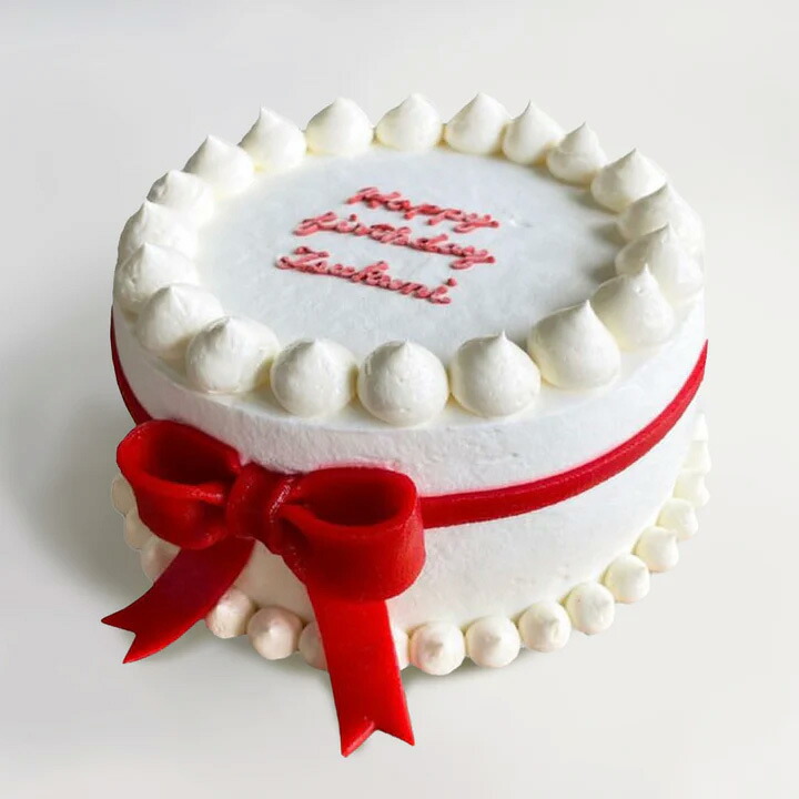 バースデーケーキ 誕生日ケーキ オーダーケーキ 韓国発 センイルケーキ 4号 2～3名様 結婚記念日 記念日 ケーキ ギフト 推しケーキ 推し活 韓国スイーツ かわいい 人気 バースデー プレゼント お取り寄せ スイーツ インスタ映え 女性
