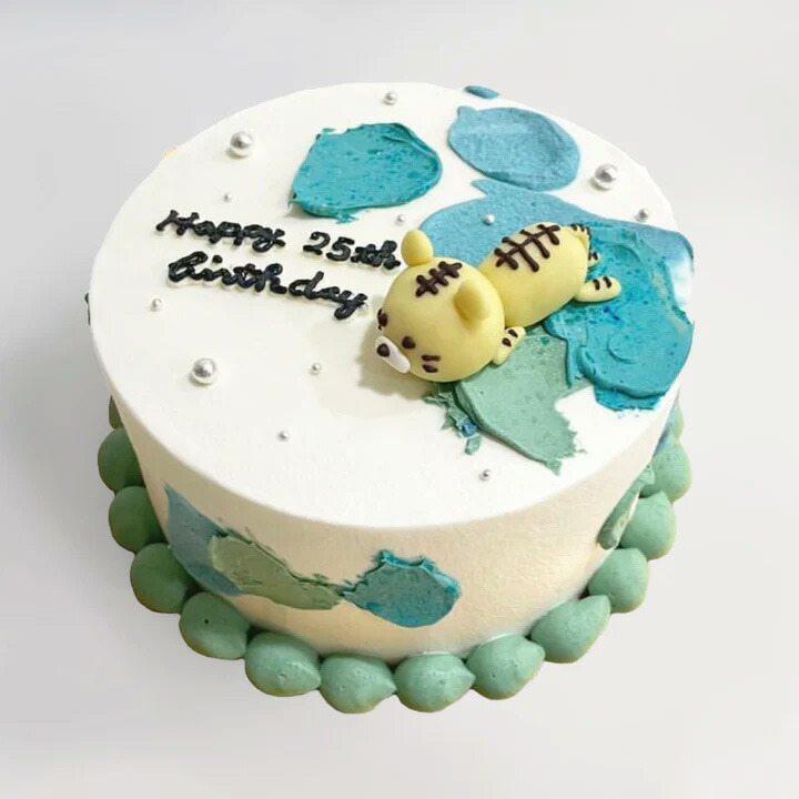 バースデーケーキ 誕生日ケーキ オーダーケーキ 韓国発 センイルケーキ 4号 2～3名様 結婚記念日 記念日 ケーキ ギフト 推しケーキ 推し活 韓国スイーツ かわいい 人気 バースデー プレゼント お取り寄せ スイーツ インスタ映え 女性