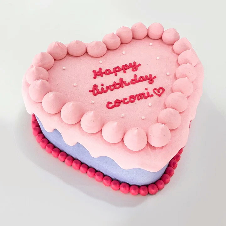 バースデーケーキ 誕生日ケーキ オーダーケーキ 韓国発 センイルケーキ 4号 2～3名様 結婚記念日 記念日 ケーキ ギフト 推しケーキ 推し活 韓国スイーツ かわいい 人気 バースデー プレゼント お取り寄せ スイーツ インスタ映え 女性