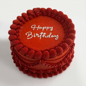 バースデーケーキ 誕生日ケーキ オーダーケーキ 韓国発 センイルケーキ 4号 2～3名様 結婚記念日 記念日 ケーキ ギフト 推しケーキ 推し活 韓国スイーツ かわいい 人気 バースデー プレゼント お取り寄せ スイーツ インスタ映え 女性