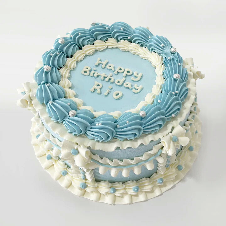 バースデーケーキ 誕生日ケーキ オーダーケーキ 韓国発 センイルケーキ 4号 2～3名様 結婚記念日 記念日 ケーキ ギフト 推しケーキ 推し活 韓国スイーツ かわいい 人気 バースデー プレゼント お取り寄せ スイーツ インスタ映え 女性