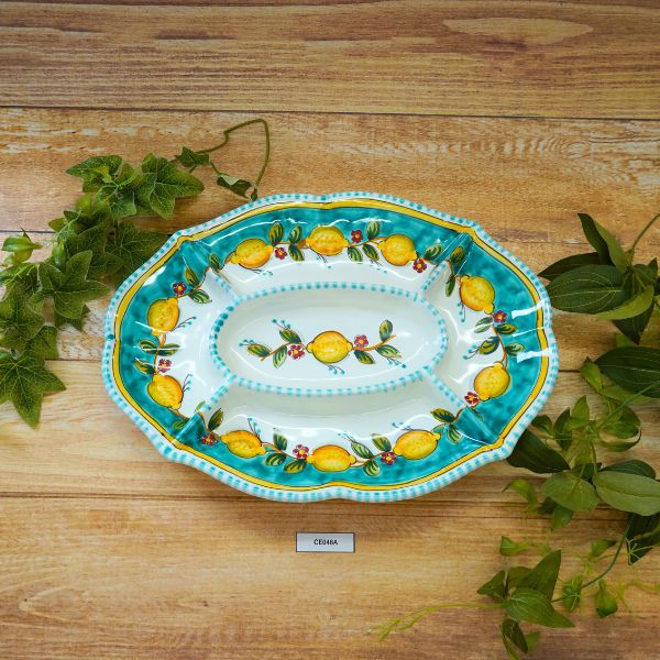 イタリア陶器 キャニスター 蓋付き陶器 中 CAN005 マヨリカ焼き イタリア陶器 その他