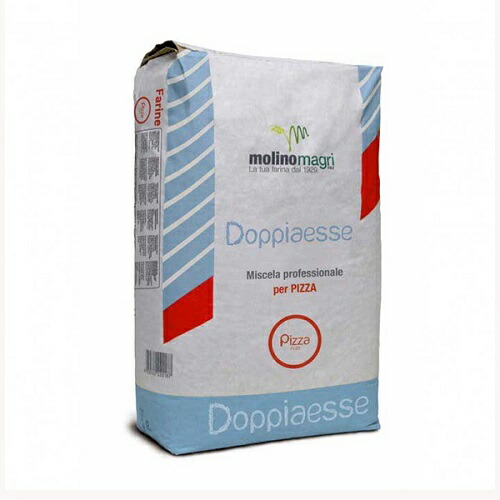 【送料無料】【同梱不可】【日時指定不可】 モリーノマグリ ドッピアエッセ 25kg　Doppiaesse　【コルニチョーネ】｜PIZZA ピザ ピッツァ ナポリピッツァ パン フォカッチャ ナポリ 新しいナポリピッツァ 発酵時間が短い  耳が高い 美味しい ピザ粉 流行 話題