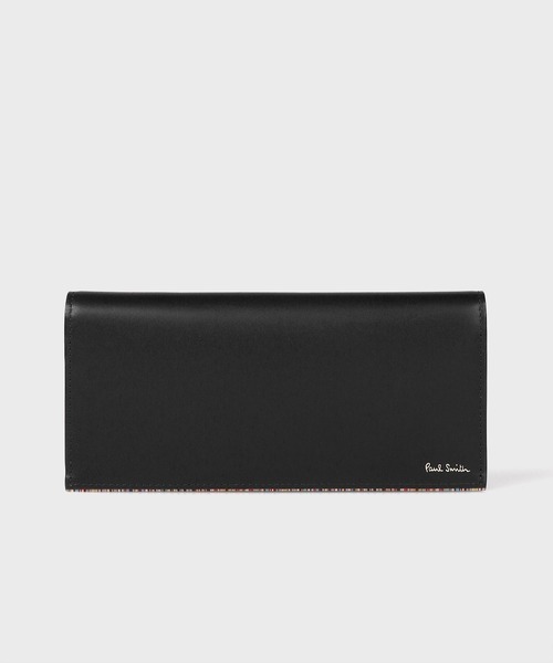 特価SALE中 新品 ポールスミス 長財布 かぶせ シグネチャーストライプ
