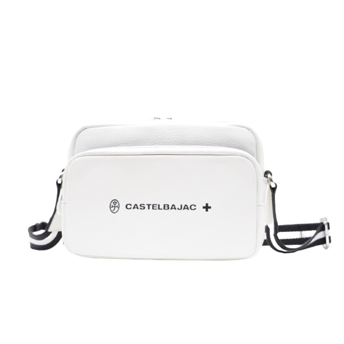 CASTELBAJACカステルバジャッククオーレレザーミニショルダーバッグ横型23cmNo.034113