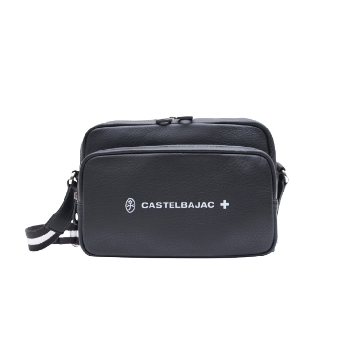 CASTELBAJACカステルバジャッククオーレレザーミニショルダーバッグ横型23cmNo.034113