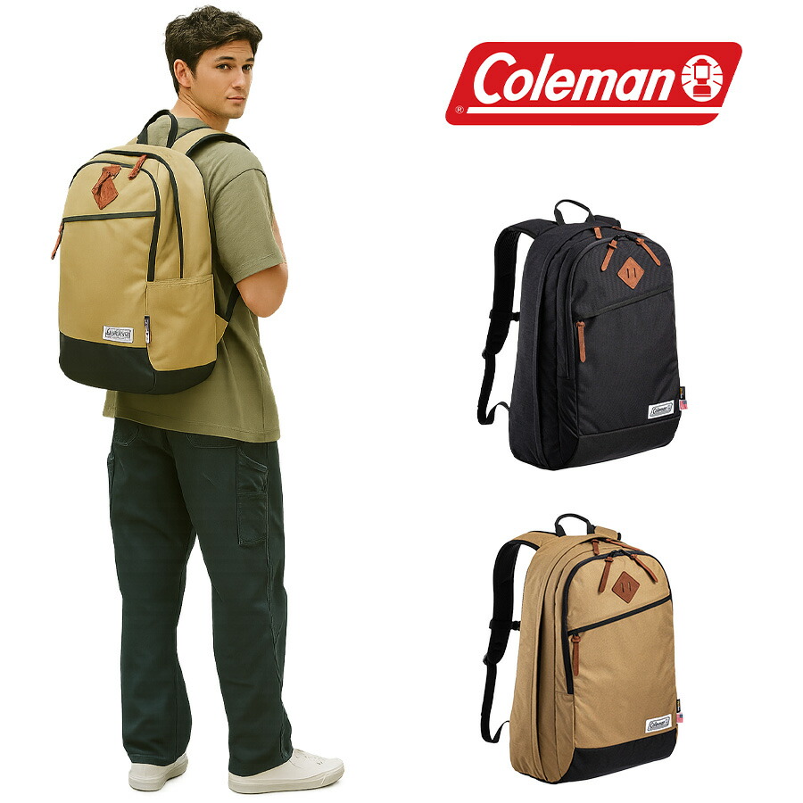 Coleman コールマン american classic33 アメリカンクラシック 33L リュック デイパック バックパック メンズ レディース ユニセックス 男女兼用 撥水 アウトドア 旅行 部活 習い事 通勤 バッグ 通学 学生 マザーズ おしゃれ 人気 送料無料|Tasche Jack