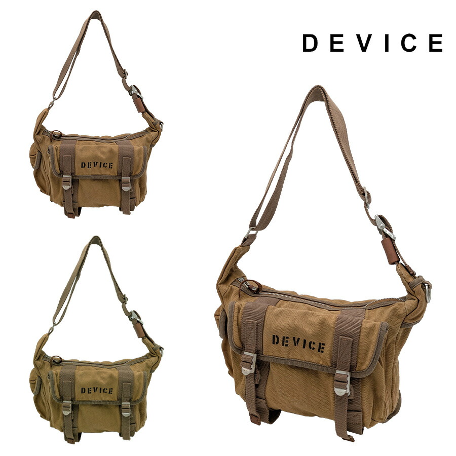 楽天市場】device 帆布バッグ ショルダーバッグ ミリタリー