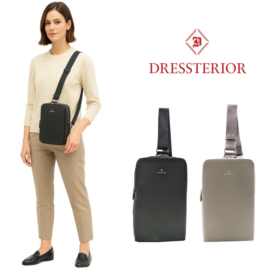 【DRESSTERIOR】 865911 ボディバッグ 鞄 かばん カバン バッグ ドレステリア 普段使い 使いやすい 便利 プレゼント 贈り物 ギフト 日本製｜Ｔａｓｃｈｅ　Ｊａｃｋ 22,484円