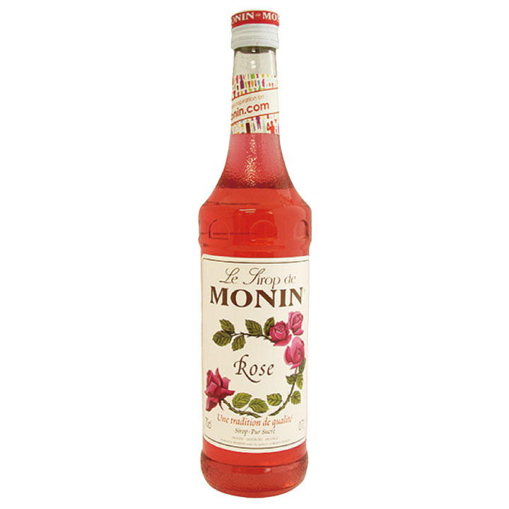 モナン MONIN シロップ　ローズ　250ml  １本　ノンアルコール モナン ローズ シロップ 250ml monin | 酒類の総合専門店 フェリ