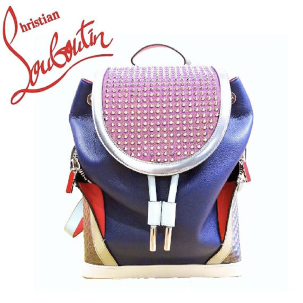 格安 楽天市場 Christian Louboutin クリスチャンルブタン スパイク スタッズ レザー Explorafunk バックパック リュック バッグ マルチカラー メンズ 正規品 誕生日 S Shop ブランド買取 販売 楽天ランキング1位 Www Masterworksfineart Com