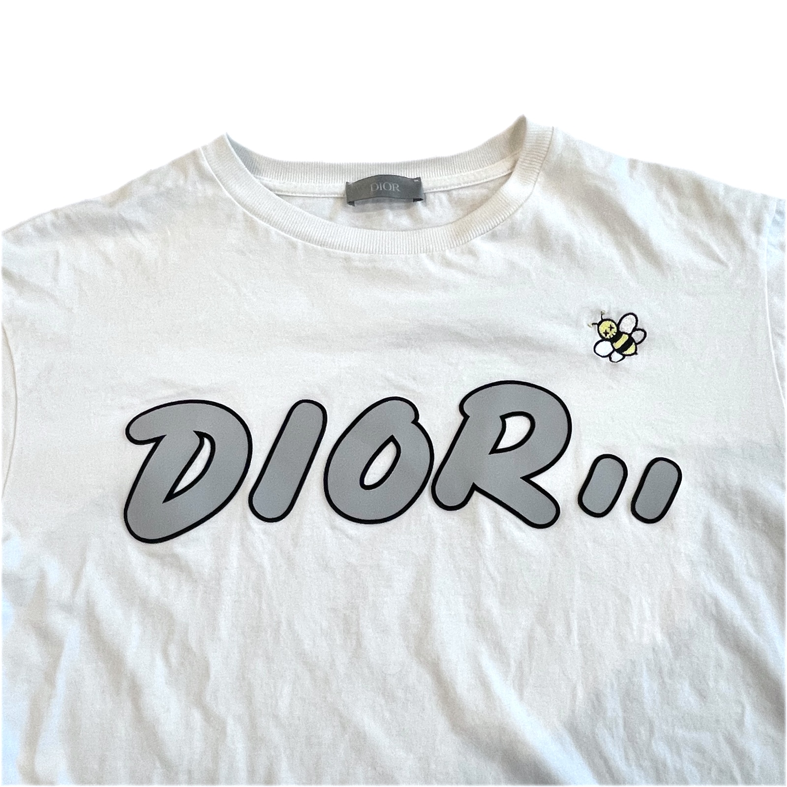 確実正規品 DIOR ディオール 923J611X1241 ホワイト Tシャツ