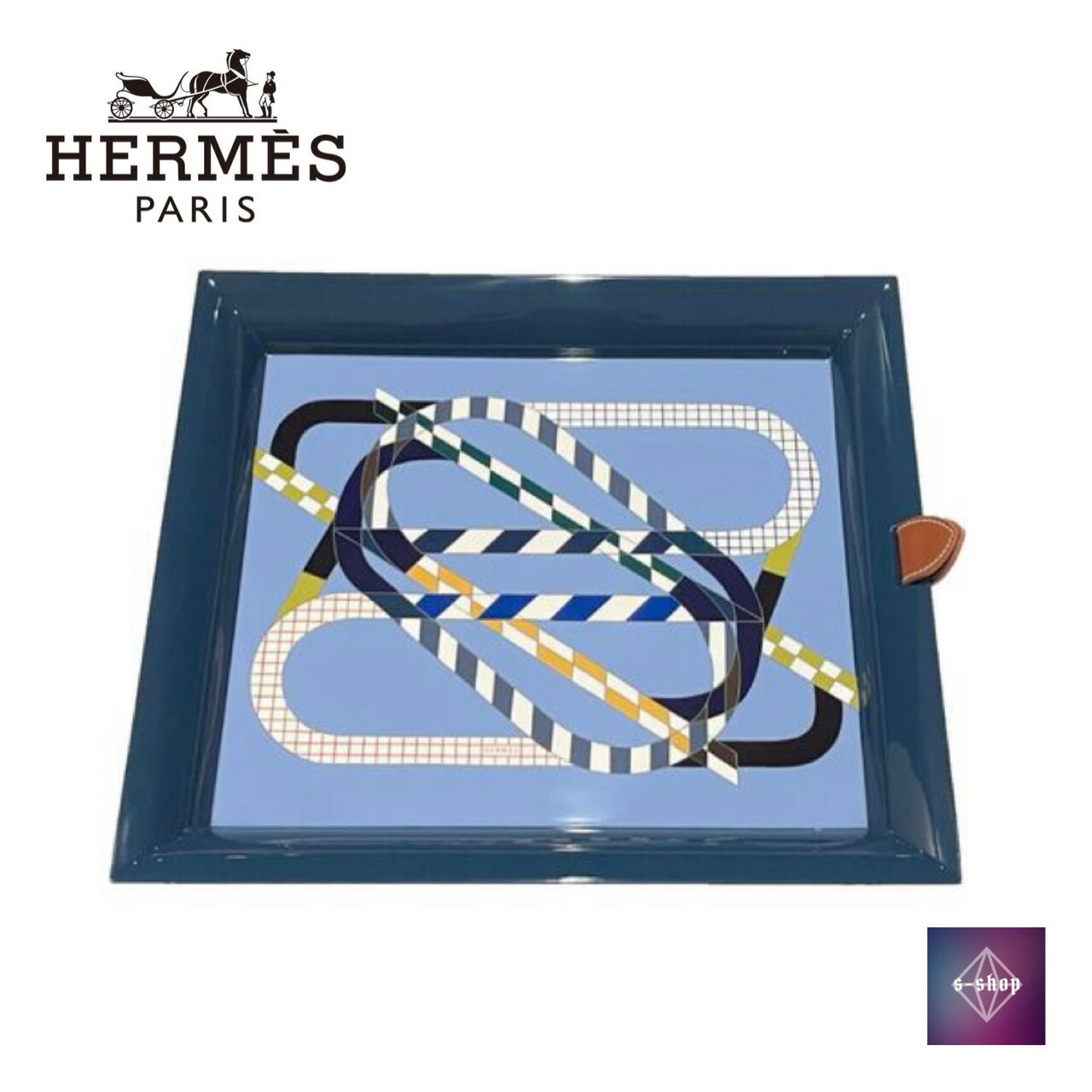 楽天市場】エルメス トレー レクタンギュラートレー オズレ・カラーPM