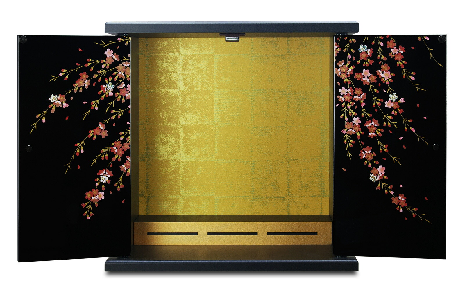 新品本物 楽天市場 タツクラフト 紀州塗り ミニ仏壇 雅 大 しだれ桜 専用個箱入仕様 北海道から沖縄まで 日本全国 送料無料 日本製 不良品外の返品不可 紀州の漆器職人が描いた美しい蒔絵 置き場所に困らないコンパクトサイズ 橋本達之助工芸 Tatsu Craft