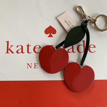 上質で快適 Kate Spade ケイトスペード レザー ケイト スペード キー フォブ チェリー バッグ チャーム キーホルダー かわいい さくらんぼ 気質アップ Www Estelarcr Com