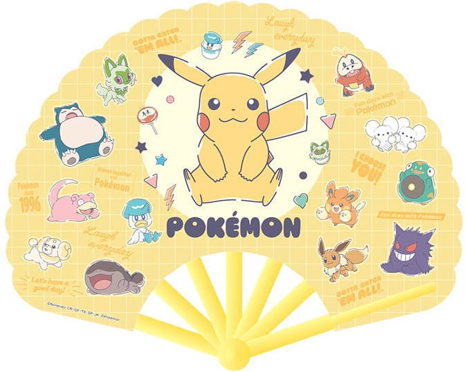 楽天市場】キャラクタープラ扇子 2025 プラ扇子 ポケットモンスター