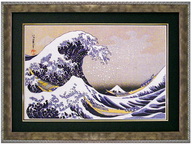 楽天市場】【送料無料】 狩野永徳 桜と孔雀 和風額 インテリアアート