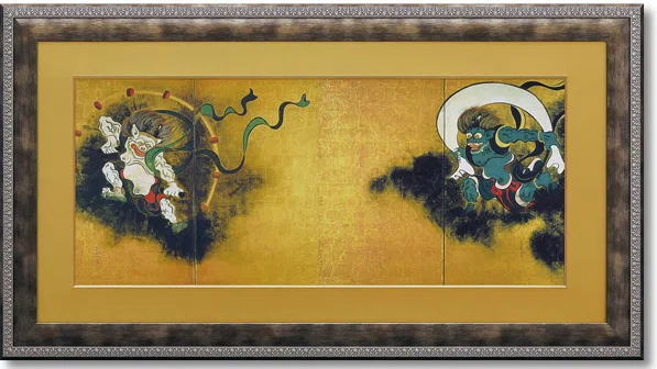 額入り　尾形光琳 楽天市場】有名 画家 額入りアート 尾形光琳 「紅白梅図」 J2